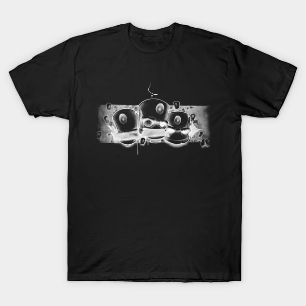 See No Evil Fat Cap Style T-Shirt by 2wear Grafix